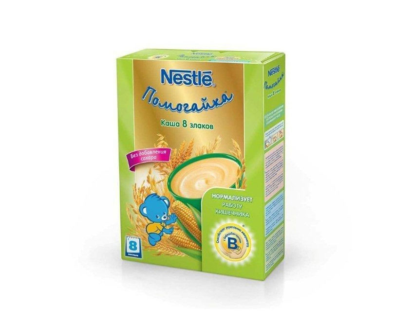 Каша Nestle Помогайка 8 злаков с пробиотиками 250 г